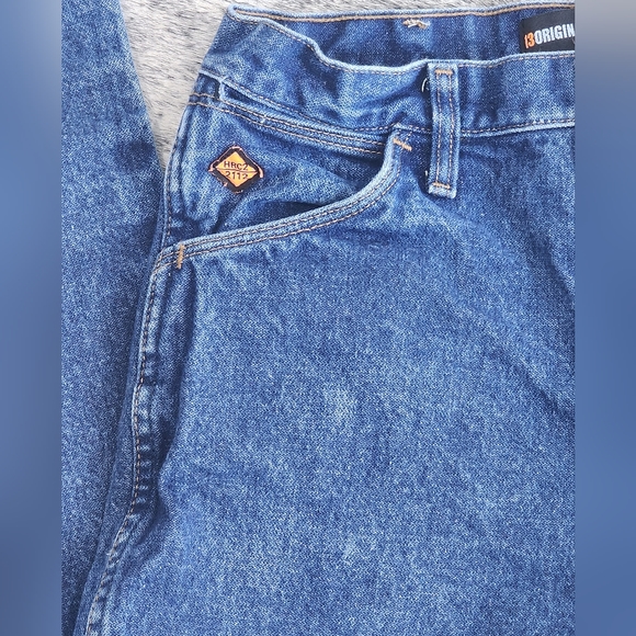 SOLD!!!Wrangler 13 Original FR Men’s Blue Denim Jeans - Picture 4 of 7